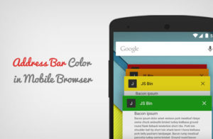 How to Change Address Bar Color in Mobile Browser Matching Blogger Blog