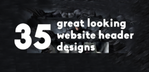 35 Great Looking Website Header Designs
