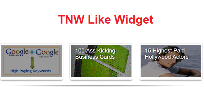 ‘TNW’ Blogger Featured Post Widget With Shadow Effect