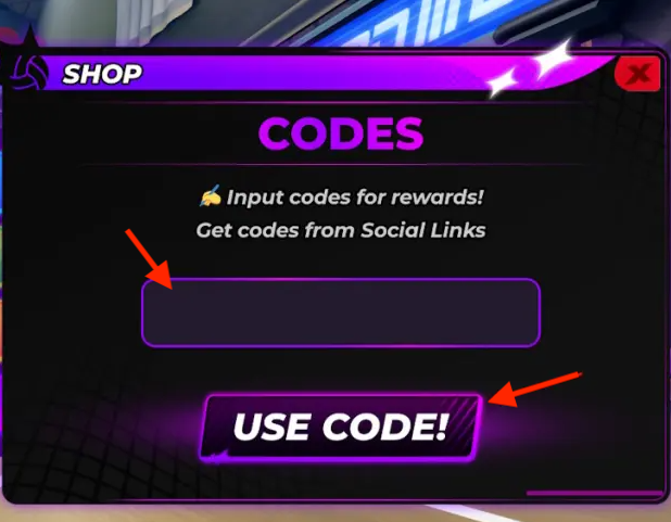 Volleyball Legends Codes (September 2026) 2 how to redeem codes in Volleyball Legends